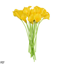 Load image into Gallery viewer, 10Pcs High Quality Real Touch Calla Lily Artificial Flowers Calla Lily Bouquet For Wedding Bouquet Bridal Home Flower Decoration
