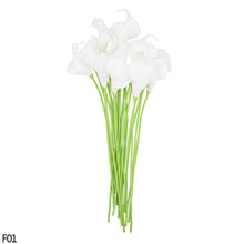 Load image into Gallery viewer, 10Pcs High Quality Real Touch Calla Lily Artificial Flowers Calla Lily Bouquet For Wedding Bouquet Bridal Home Flower Decoration
