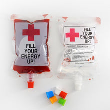 Load image into Gallery viewer, 10PCS Hot Sell Halloween Cosplay Drink Container Bag Vampire Blood Props Zombie Beverage Drinks Bags Food Class PVC Water Bottle
