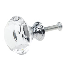 Load image into Gallery viewer, Doorknob 10Pcs/set 30mm Diamond Shape Design Crystal Glass Knobs Cupboard Drawer Pull Kitchen Cabinet Door Wardrobe Handles Hardware
