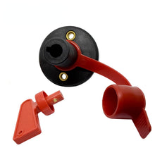 Load image into Gallery viewer, Car Battery Power Switch Disconnect Isolator Circuit Breaker Main Switch Kill Cut-off Switch Insulated Rotary Switch Key Truck
