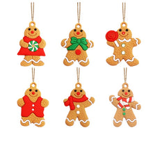 Load image into Gallery viewer, Christmas Gingerbread Man PVC Christmas New Decoration Christmas Tree Gingerbread Man Snowflake Pendant Christmas Product
