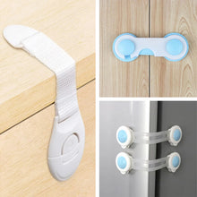 Load image into Gallery viewer, 10pcs Child Safety Cabinet Lock Baby Proof Security Protector Drawer Door Cabinet Lock Plastic Protection Kids Safety Door Lock
