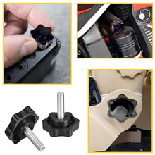 Load image into Gallery viewer, Screws 10pcs M5 M6 Male Thread Star Shaped Head Clamping Nuts Knob For Industry Equipment Plastic Carbon Steel Galvanization
