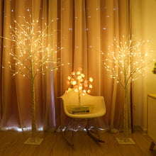 Load image into Gallery viewer, Light-Emitting Small Tree Lamp LED Artificial Rose Tree Lamp New Year Color Lamp Home Decoration
