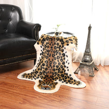 Load image into Gallery viewer, Imitation  Animal Tiger Pattern Floor Mat Study and Bedroom Short Wool Washable Carpet
