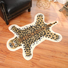 Load image into Gallery viewer, Imitation  Animal Tiger Pattern Floor Mat Study and Bedroom Short Wool Washable Carpet
