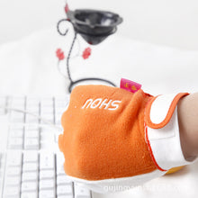 Load image into Gallery viewer, Plush Gloves Men's and Women's Winter Five Finger Fleece Lined Padded Warm Keeping Korean Cute Student
