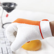 Load image into Gallery viewer, Plush Gloves Men's and Women's Winter Five Finger Fleece Lined Padded Warm Keeping Korean Cute Student
