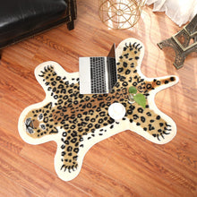 Load image into Gallery viewer, Imitation  Animal Tiger Pattern Floor Mat Study and Bedroom Short Wool Washable Carpet
