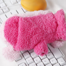 Load image into Gallery viewer, Winter Plush Fleece-Lined Thickened Cute Half-Finger Cotton Cold-Proof Touch Screen Gloves for Students
