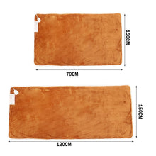 Load image into Gallery viewer, 110V/220V Winter Electric Blanket Thicker Heater Double Body Warmer 150x120cm Heated Blanket Thermostat Electric Heating Blanket
