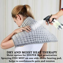 Load image into Gallery viewer, 110V-240V Electric Heating Pad Blanket Timer Physiotherapy Heating Pad For Shoulder Neck Back Spine Leg Pain Relief Winter Warm
