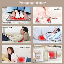 Load image into Gallery viewer, 110V-240V Electric Heating Pad Blanket Timer Physiotherapy Heating Pad For Shoulder Neck Back Spine Leg Pain Relief Winter Warm
