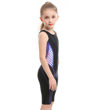 Load image into Gallery viewer, Children's one-piece swimsuit girls' five-piece swimsuit learning swimming training
