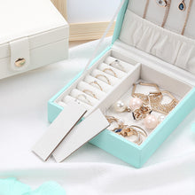 Load image into Gallery viewer, Jewelry Storage Box Portable PU Leather For Ring Bracelet Finishing Holders Case
