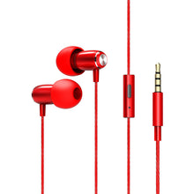 Load image into Gallery viewer, Metal in-Ear Headphones Extra Bass Cellphone Computer Mini Headphones
