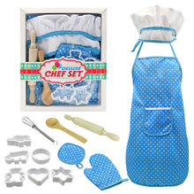 Load image into Gallery viewer, Children's Toy Kitchen Supplies Set Baking Tool Apron
