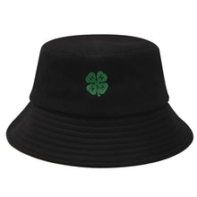 Load image into Gallery viewer, Bucket Hat Women's Summer Leaf Clover Embroidered Fisherman Hat Korean Style Cute Student Sun Hat Couple Hat
