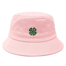 Load image into Gallery viewer, Bucket Hat Women's Summer Leaf Clover Embroidered Fisherman Hat Korean Style Cute Student Sun Hat Couple Hat
