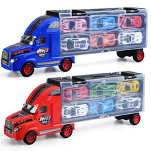 Load image into Gallery viewer, Simulation Portable Container Truck with 12 Alloy Steel Casing City Car Children's Toy Boy Gift
