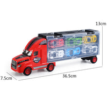 Load image into Gallery viewer, Simulation Portable Container Truck with 12 Alloy Steel Casing City Car Children's Toy Boy Gift
