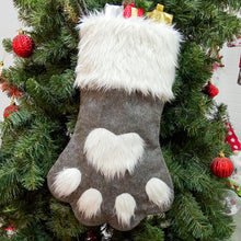 Load image into Gallery viewer, Christmas Socks Christmas Tree Decoration Supplies Christmas Red Gray The Shaggy Dog Claw Socks Christmas Socks Gift Bag

