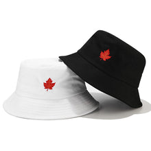 Load image into Gallery viewer, Bucket Hat Women's Summer Leaf Clover Embroidered Fisherman Hat Korean Style Cute Student Sun Hat Couple Hat
