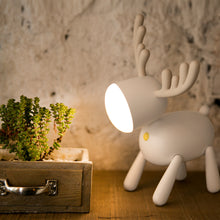 Load image into Gallery viewer, Elk Small Night Lamp Cartoon Gift Student Bedroom Sleeping USB Rechargeable LED Children's Eye Protection Bedside Table Lamp

