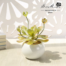 Load image into Gallery viewer, Artificial Succulent Pant Potted Plant (Pot Included) Artificial Flower Bonsai Home Decoration Artificial Plant
