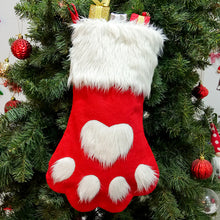 Load image into Gallery viewer, Christmas Socks Christmas Tree Decoration Supplies Christmas Red Gray The Shaggy Dog Claw Socks Christmas Socks Gift Bag
