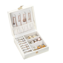 Load image into Gallery viewer, Jewelry Storage Box Portable PU Leather For Ring Bracelet Finishing Holders Case
