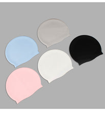 Load image into Gallery viewer, Silicone Swimming Cap Adult Swimming Cap Unisex Waterproof Ear Protection Swimming Cap
