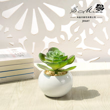 Load image into Gallery viewer, Artificial Succulent Pant Potted Plant (Pot Included) Artificial Flower Bonsai Home Decoration Artificial Plant
