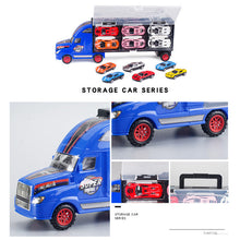 Load image into Gallery viewer, Simulation Portable Container Truck with 12 Alloy Steel Casing City Car Children's Toy Boy Gift
