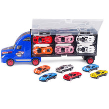 Load image into Gallery viewer, Simulation Portable Container Truck with 12 Alloy Steel Casing City Car Children's Toy Boy Gift
