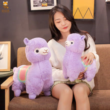 Load image into Gallery viewer, Cute New Saddle Alpaca Beast Plush Puppet and Doll Toy Prize Claw Doll
