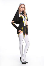 Load image into Gallery viewer, Sexy Lingerie Cosplay Costume Nun's Outfit Game Uniform Halloween Costume
