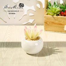 Load image into Gallery viewer, Small round Basin Mini Artificial Succulent Pant Potted Plant (Pot Included) Emulational Flower Decoration
