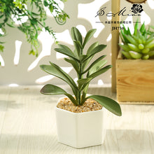 Load image into Gallery viewer, Artificial Succulent Pant Bonsai (Pot Included) Artificial Flower Creative Decoration Artificial Plant
