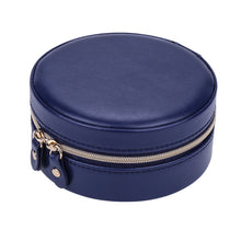 Load image into Gallery viewer, Jewelry Storage Box Round Portable Travel Earrings Ring Lipstick  Holders Case

