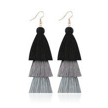 Load image into Gallery viewer, Handmade Tassel Earrings for Girls Vintage Ethnic Style Long Earrings Bohemian Personalized Eardrops Ornament Ear Stud
