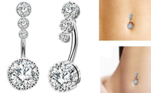 Load image into Gallery viewer, New Belly Umbilical Ring Zircon Navel Buckle Umbilical Ring Piercing Jewelry
