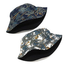 Load image into Gallery viewer, Tropical Banana Tree Pattern Printing Bucket Hat Baby Boy and Girl Summer Outdoor Double-Sided Wear Bucket Hat Sun Hat
