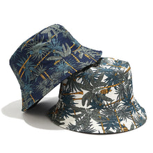 Load image into Gallery viewer, Tropical Banana Tree Pattern Printing Bucket Hat Baby Boy and Girl Summer Outdoor Double-Sided Wear Bucket Hat Sun Hat
