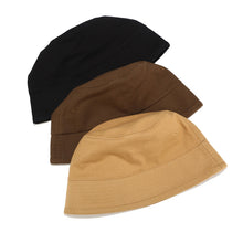 Load image into Gallery viewer, Solid Color Retro Bucket Hat Bucket Hat Men and Women Street Trendy Pure Cotton Bucket Hat
