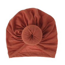 Load image into Gallery viewer, 18-Color Knitted Rayon Donut Babies' Cloth Cap Children's Hat Baby
