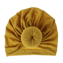 Load image into Gallery viewer, 18-Color Knitted Rayon Donut Babies' Cloth Cap Children's Hat Baby
