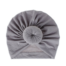 Load image into Gallery viewer, 18-Color Knitted Rayon Donut Babies' Cloth Cap Children's Hat Baby
