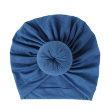 Load image into Gallery viewer, 18-Color Knitted Rayon Donut Babies' Cloth Cap Children's Hat Baby
